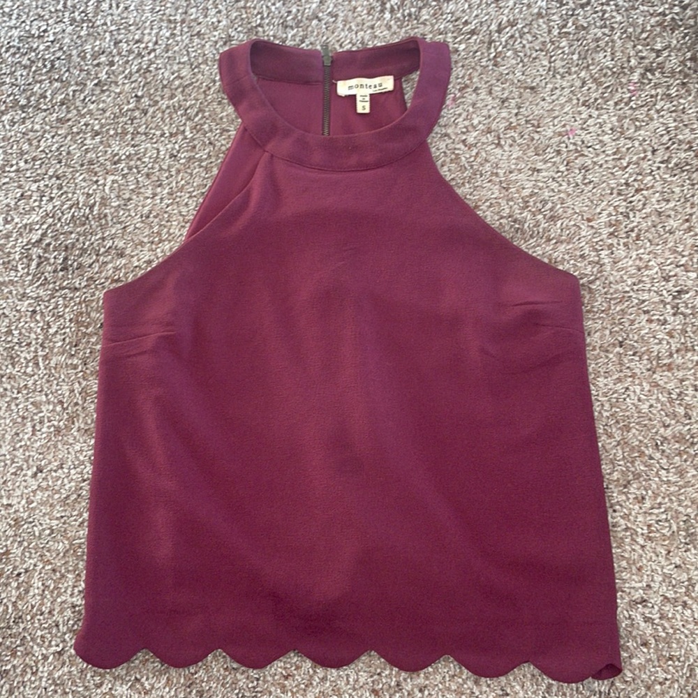 halter top by monteau size small